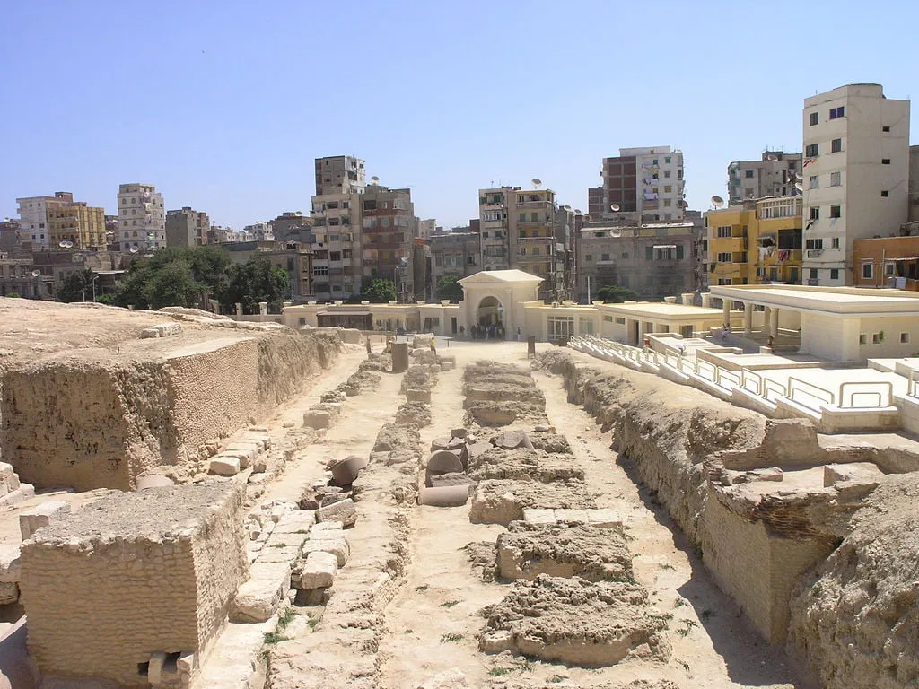The Fate of the Library at Alexandria: Unravelling Its Demise - The ruins of the Serapeum pagan temple